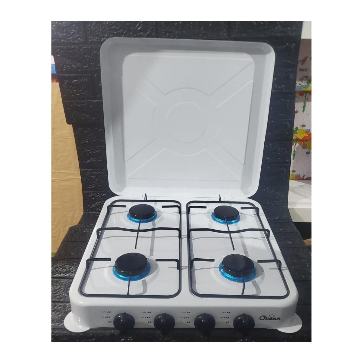 Cocina de Gas Para Camping 4 Platos