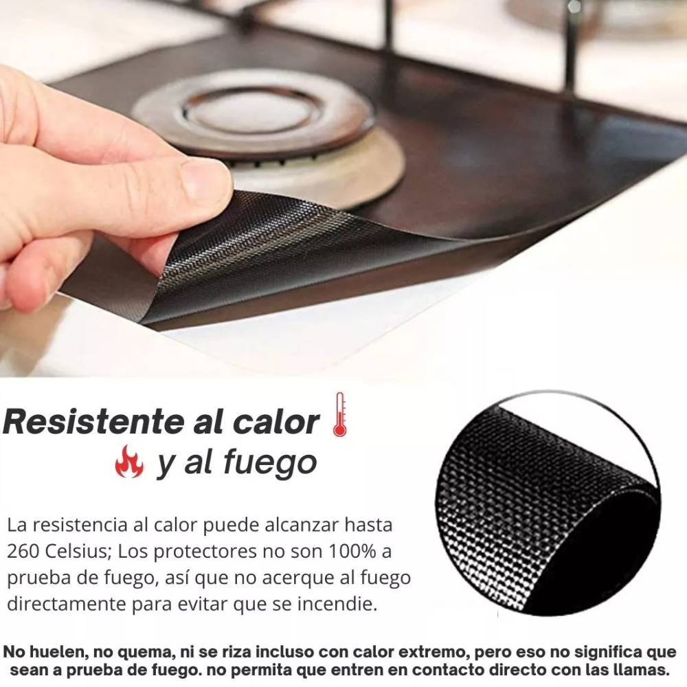 4 Protectores De Estufa Cocina
