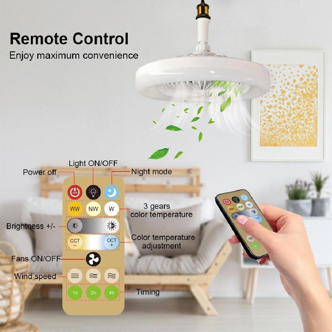 Ventilador De Techo Portátil LED