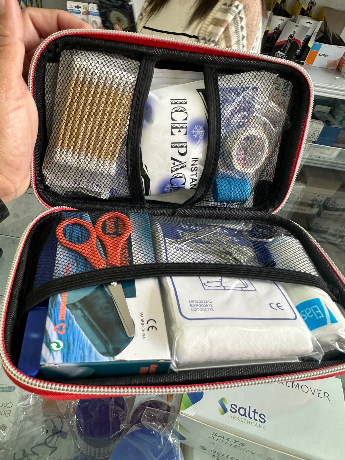 Kit de primeros auxilios para exteriores