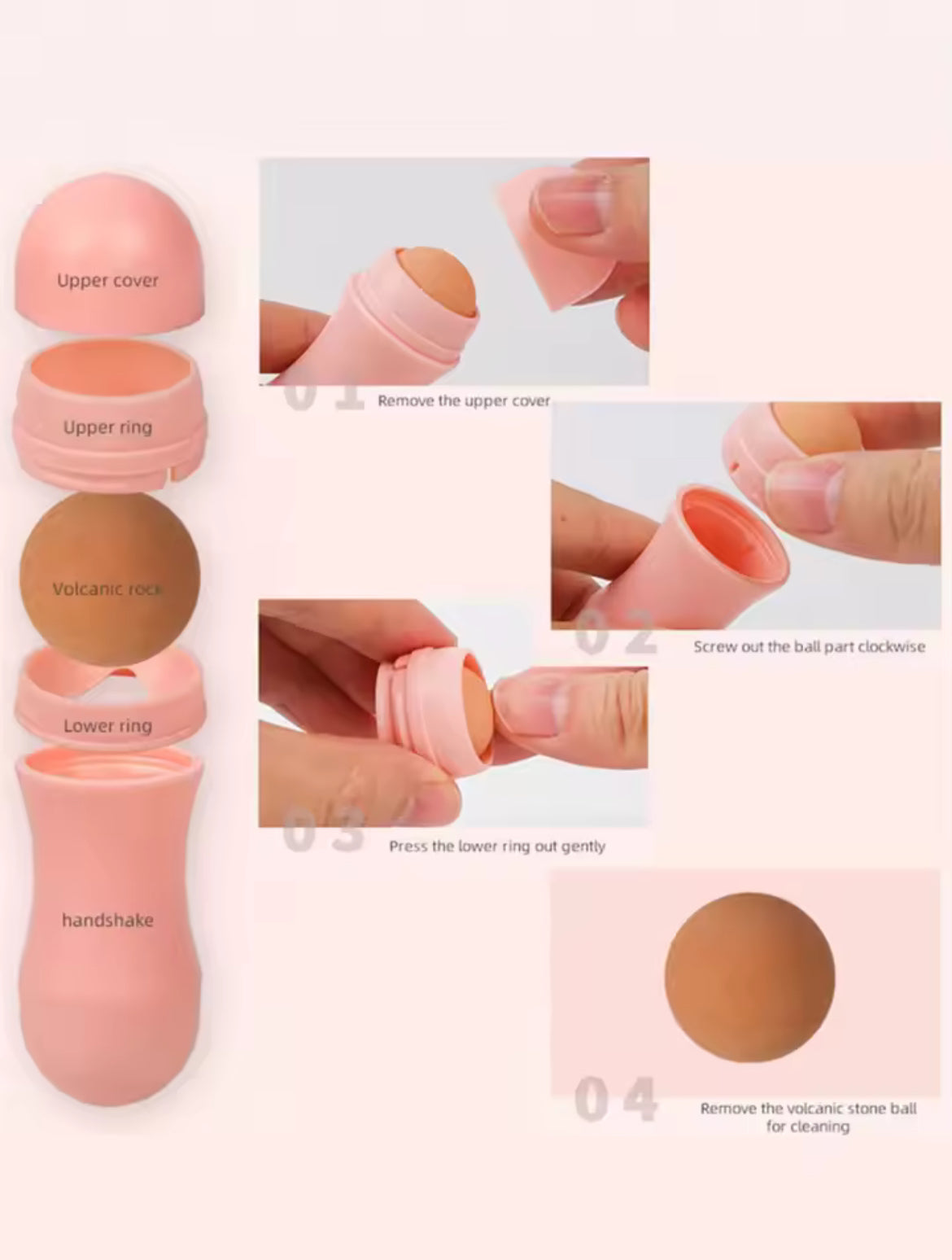 Rodillo absorbente facial
