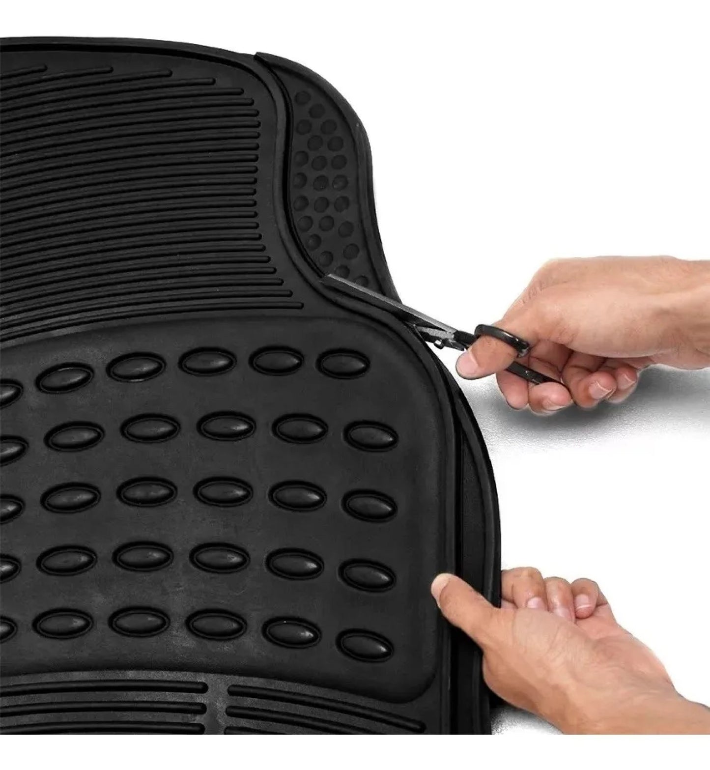 3 Alfombras De Goma para Auto Universal