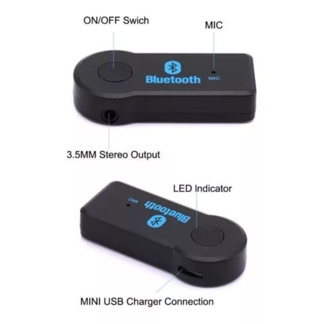 Receptor Bluetooth Auto Inalambrico Rec