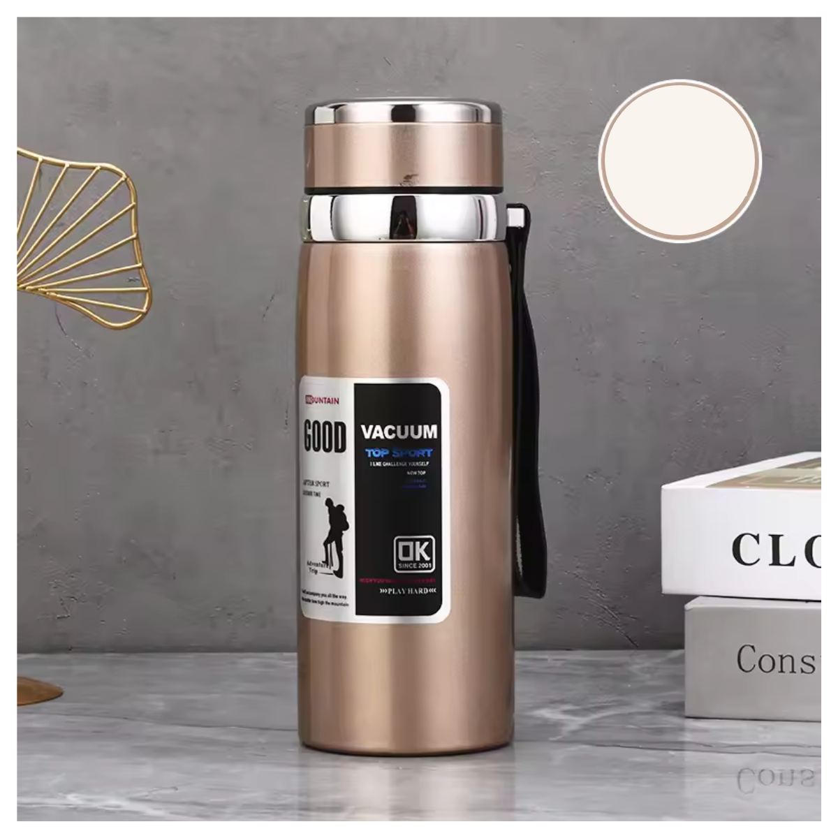 Termo Inteligente Para Camping 600ML