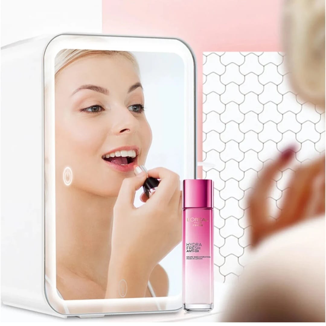 Mini Refrigerador 4L SkinCare Maquillaje