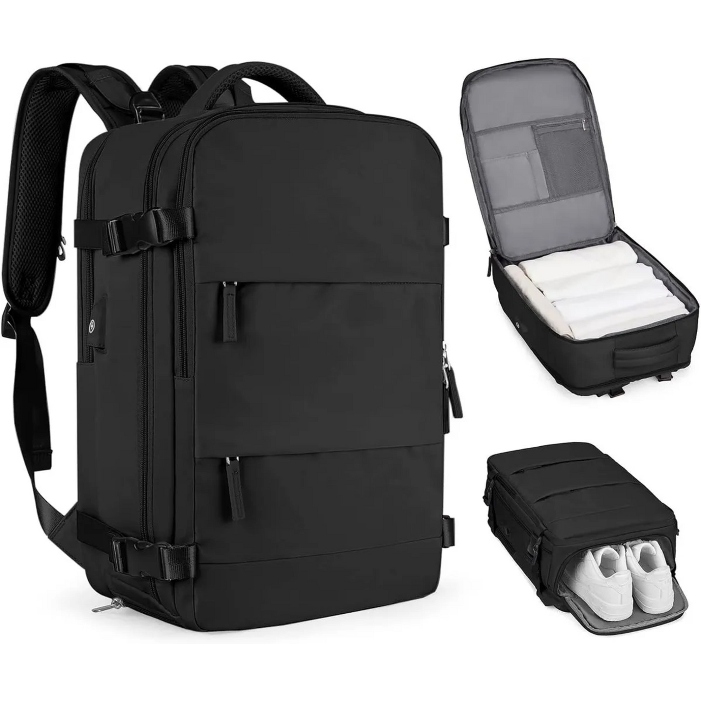 Mochila De Viaje Impermeable Unisex