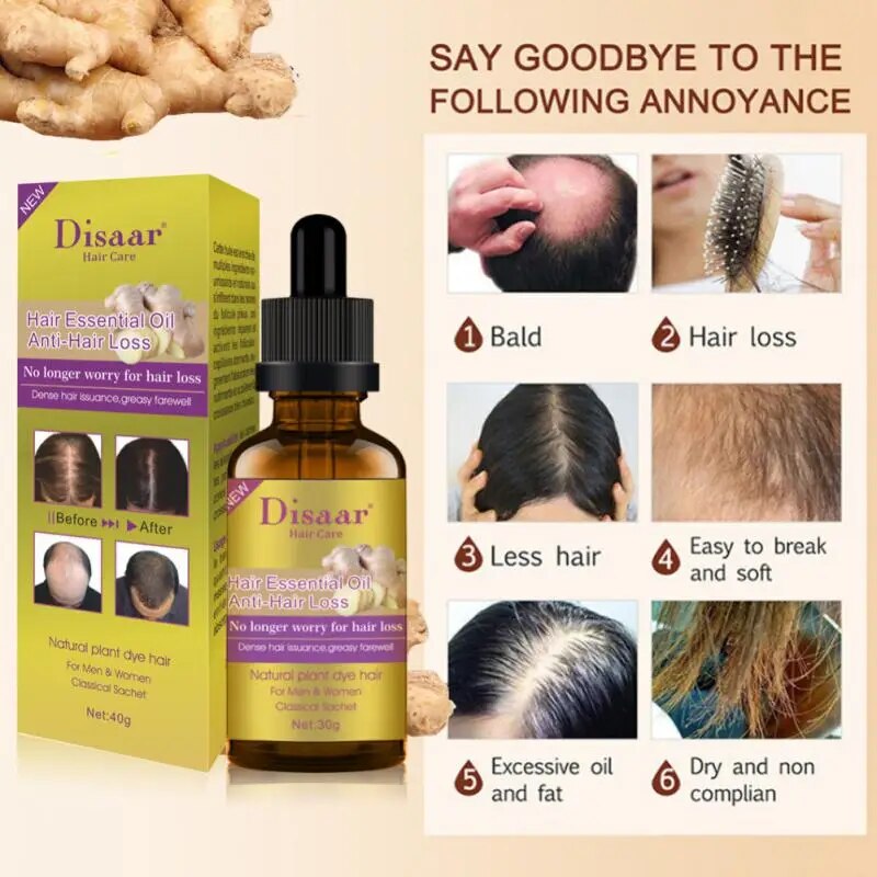 Aceite Anticaida Hair Jengibre Serum
