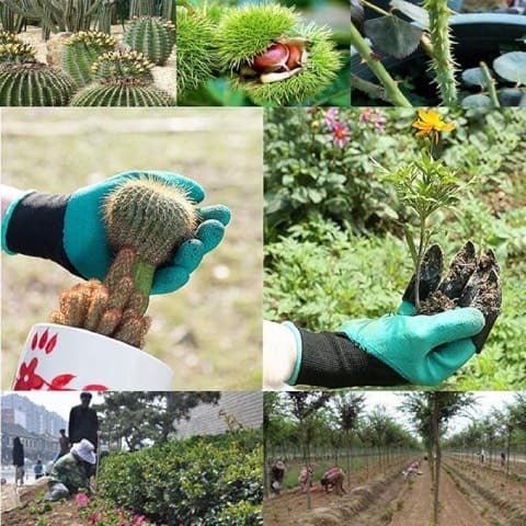 GUANTES DE JARDIN CON GARRAS - GREEN-GAR