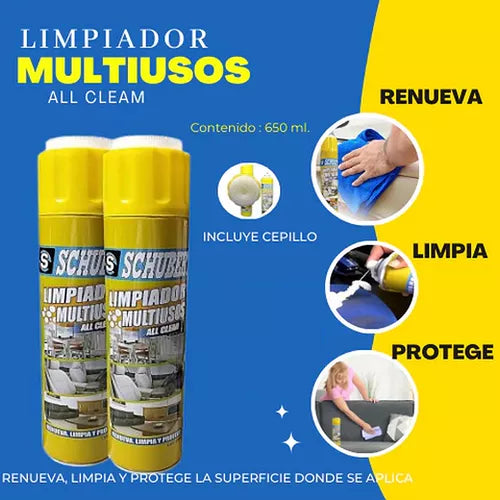 Espuma limpia autos - multiproposito
