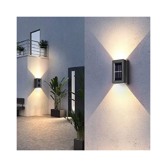 Luz de pared solar. Energía sostenible